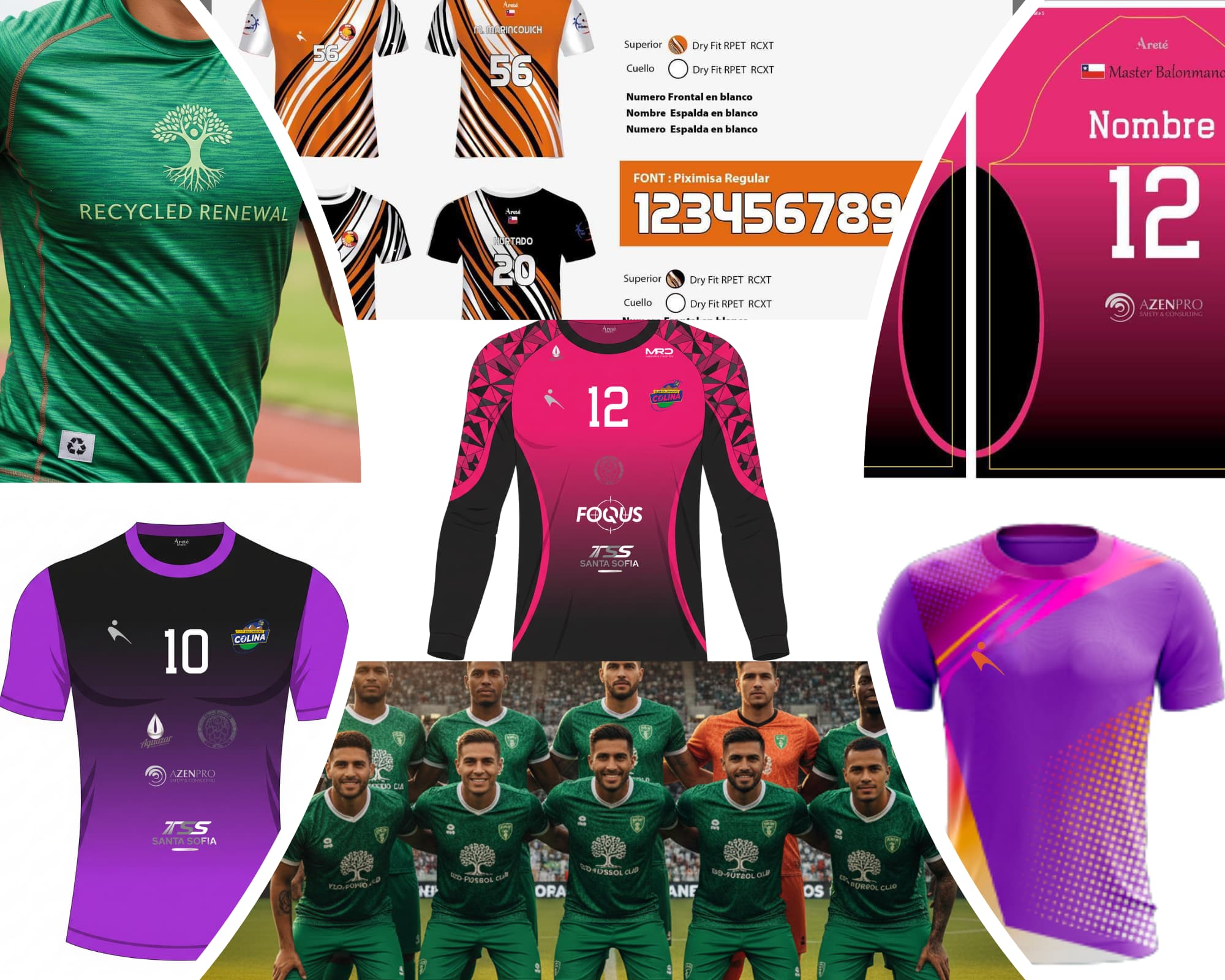 Diseño, creación y confección de Indumentaria Deportiva.